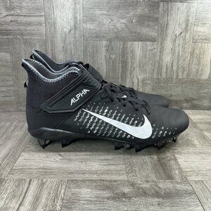 Nike Alpha Menace Pro 2 Mid Men's size 16 Black Football Cleats AQ3209-002